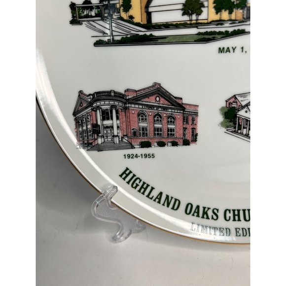 Highland Oaks Church of Christ Vintage Church Plate - Picture 16 of 16